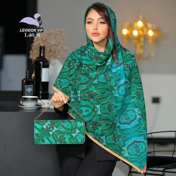 کالکشن سنتی ست کیف همراه شال و روسری کد (L46_8)