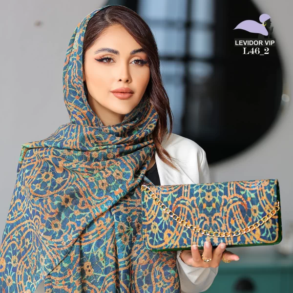 کالکشن سنتی ست کیف همراه شال و روسری کد (L46_2)